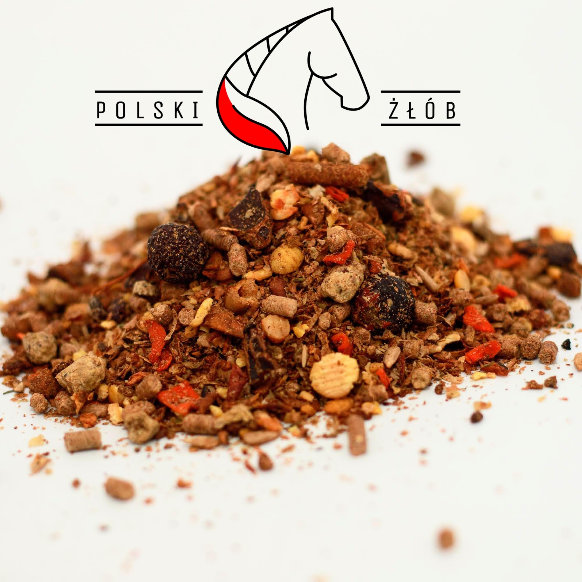 Gastro de muesli para caballos de 20 kg - Pienso bajo en almidón para apoyar el estómago y los intestinos, mezcla de alta fibra con hierbas, semillas de lino y cáñamo, seguro para los caballos de