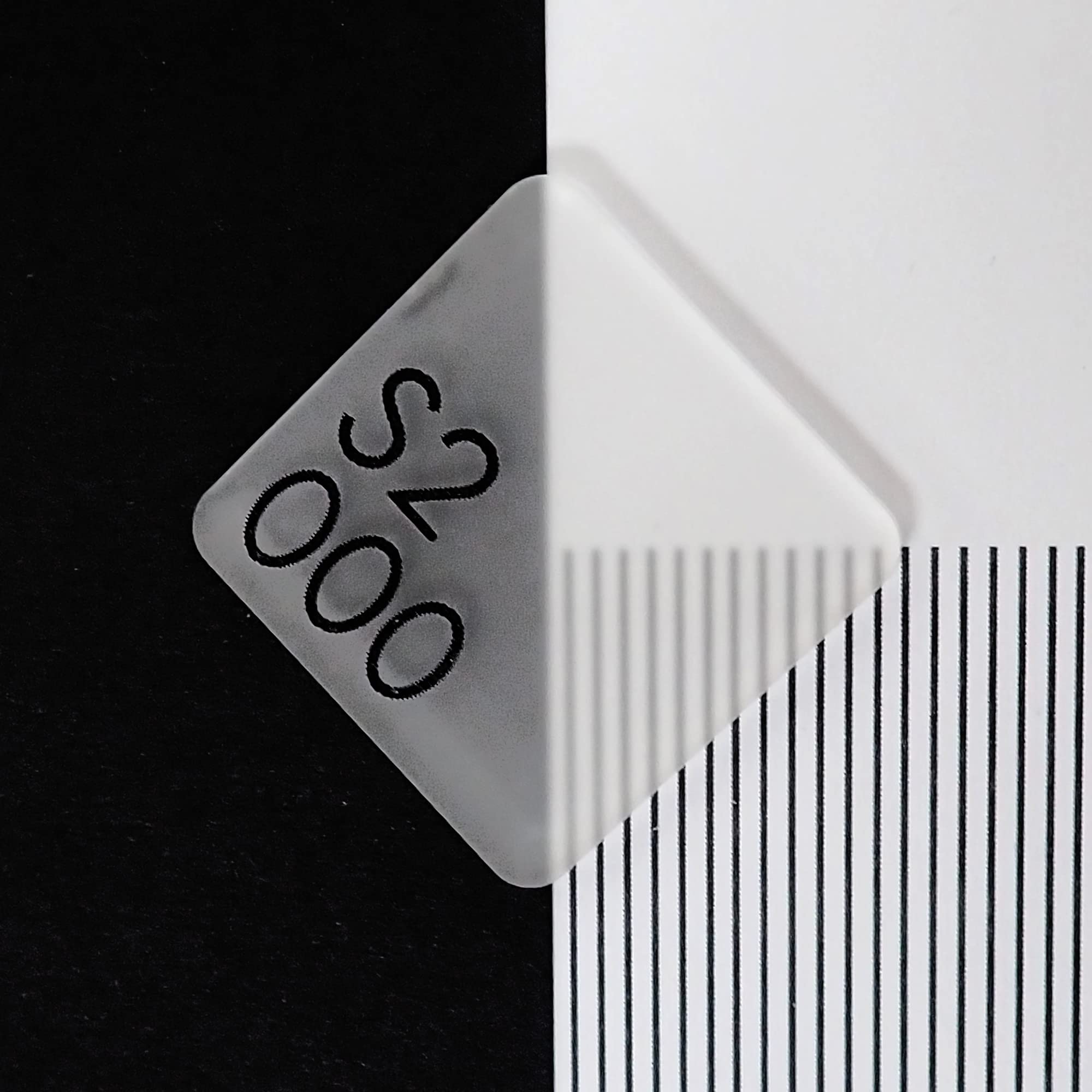 Perspex S2 000 Frost Crystal Clear Cast Acrylic Sheet - 500x300x3mm, S2 000 3MM Crystal Clear