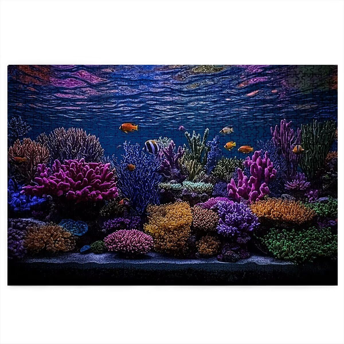 Puzzle 5000 sztuk dla dorosłych, puzzle oceanu z pudełkiem dla dorosłych, DIY drewniane puzzle, wyzwanie puzzle dla całej rodziny, oryginalne prezenty dla kobiet, prezent dla mężczyzn, temat: roślina
