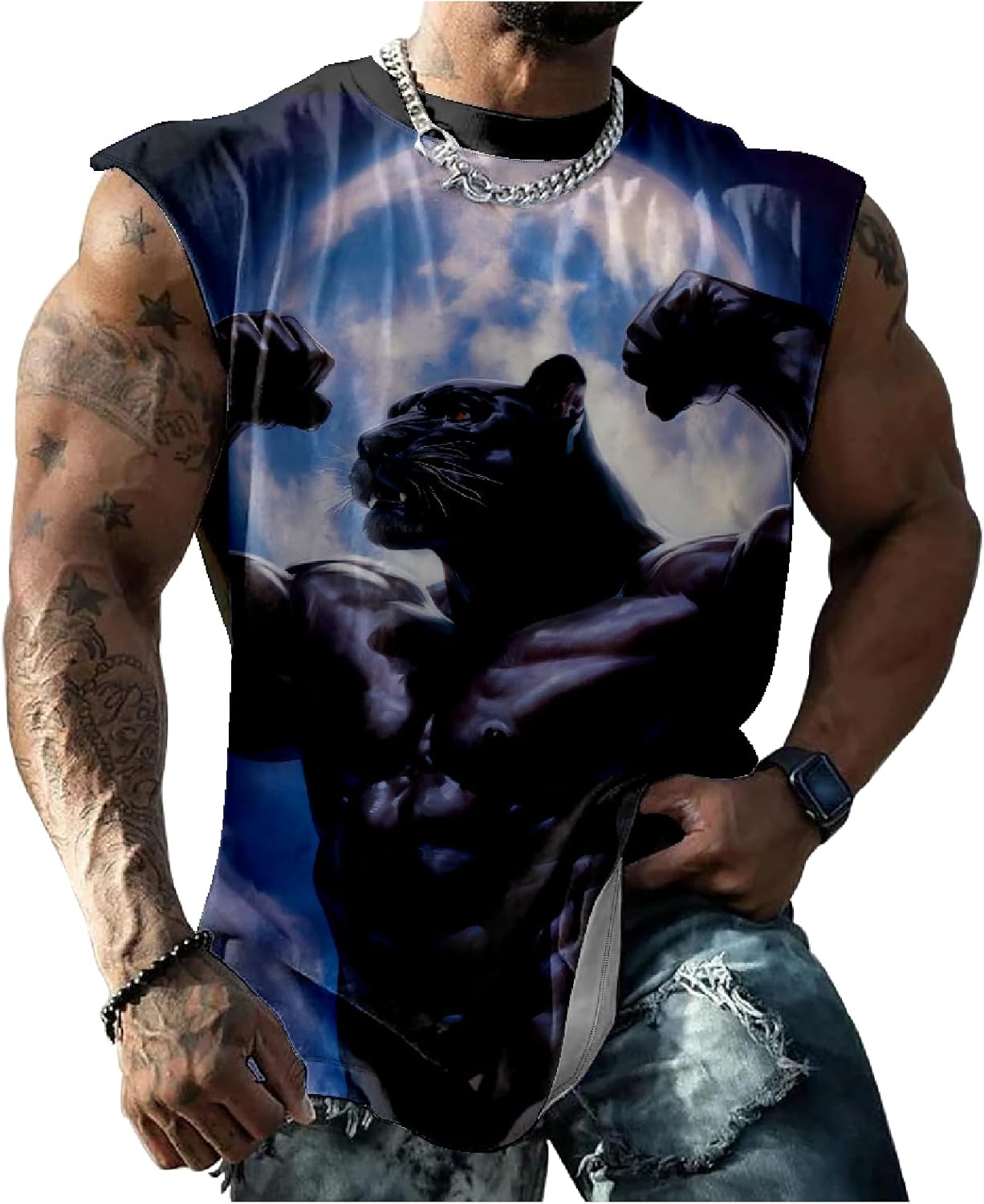 Funny Gym Shirts Summer Sport Fit Leisure Smooth Comfy Oversized T Shirts Sleeveless Work T Shirt Mens Muscle Tank Top
