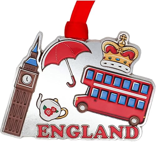 Miniatura 5 de Adorno para árbol de Navidad de Colombia, regalo colombiano, regalo para amantes de Colombia, adorno de metal con símbolos 3D en relieve,