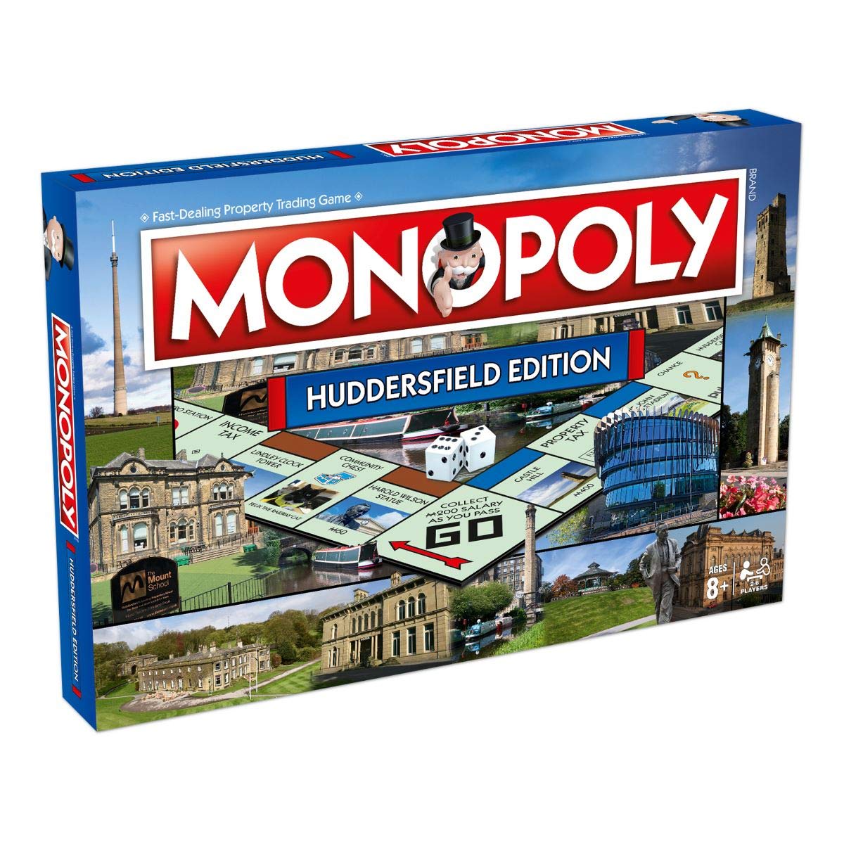 Winning Moves Huddersfield Monopoly Board Game, Advance to Stafflex, The Mount School