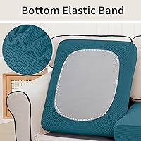 Vista 185 de Easy-Going Fundas Elásticas de 3 Piezas para Cojines de Sofá para Sofá Seccional Izquierdo/Derecho en Forma de L Chaise Lounge Funda de Asiento