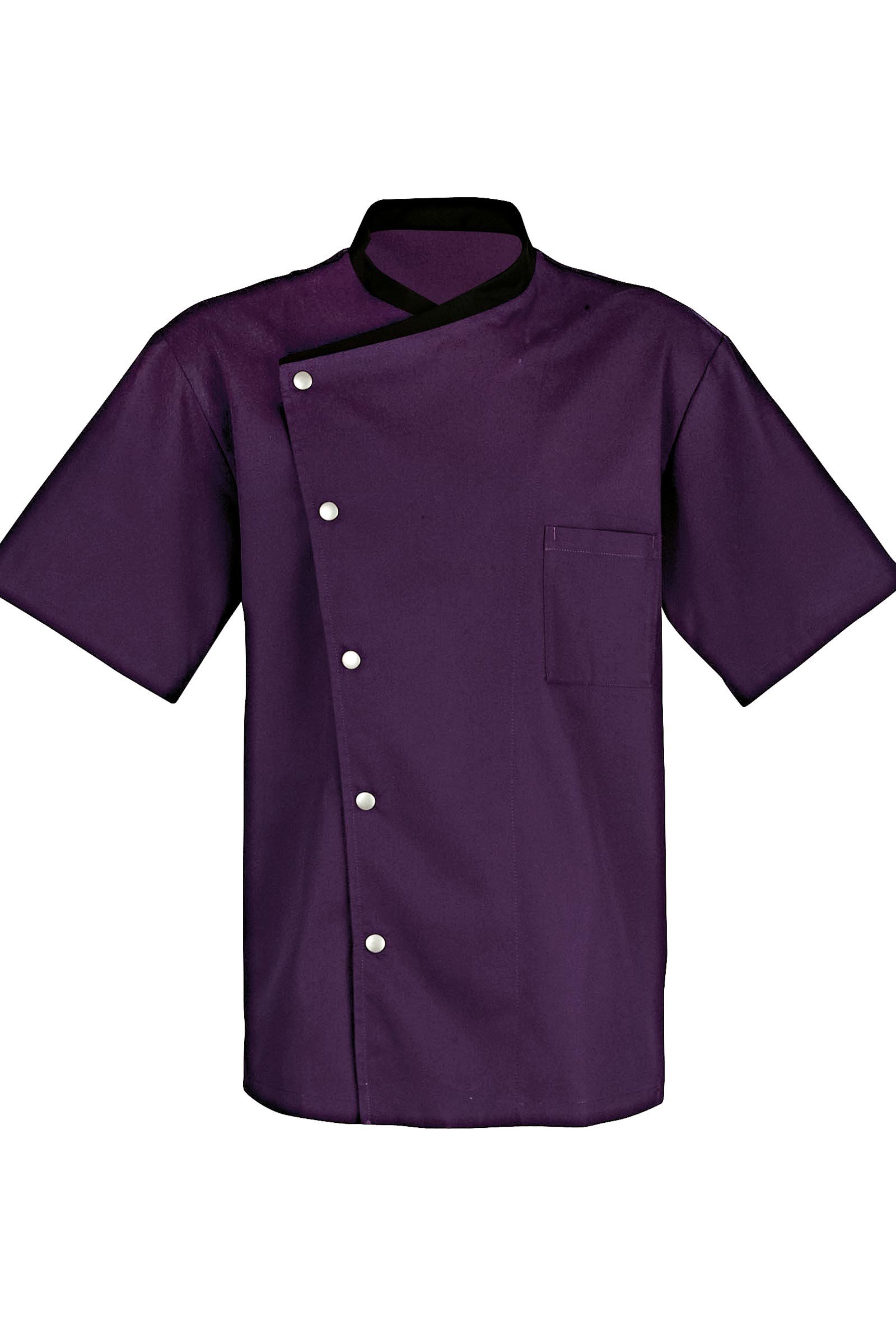 Short Sleeves Cook Chef Uniform Jacket