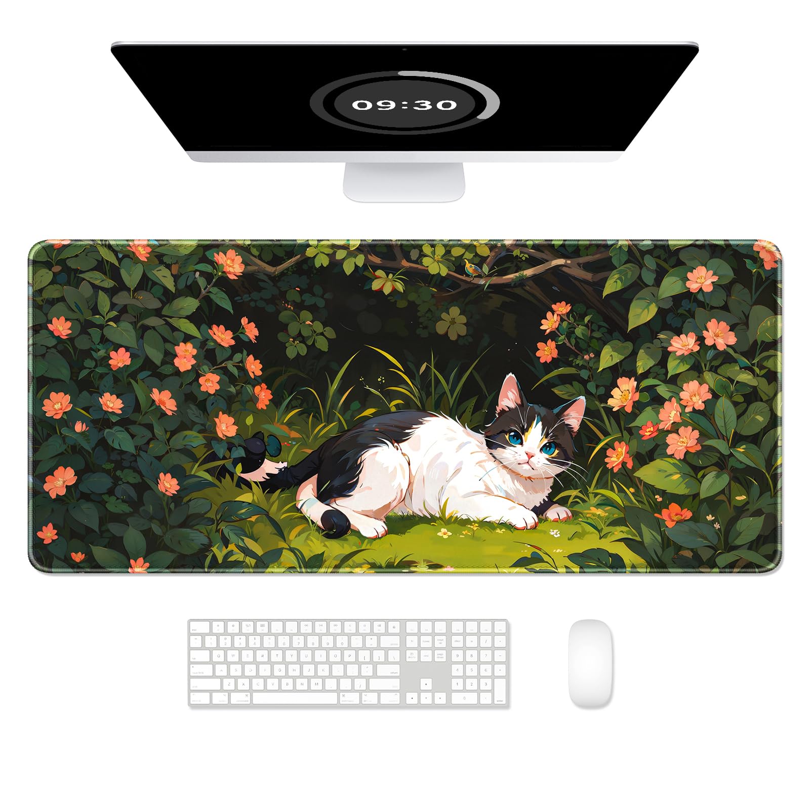 Auhoahsil Tappetino Da Scrivania XXL - Superficie Liscia Per Mouse E