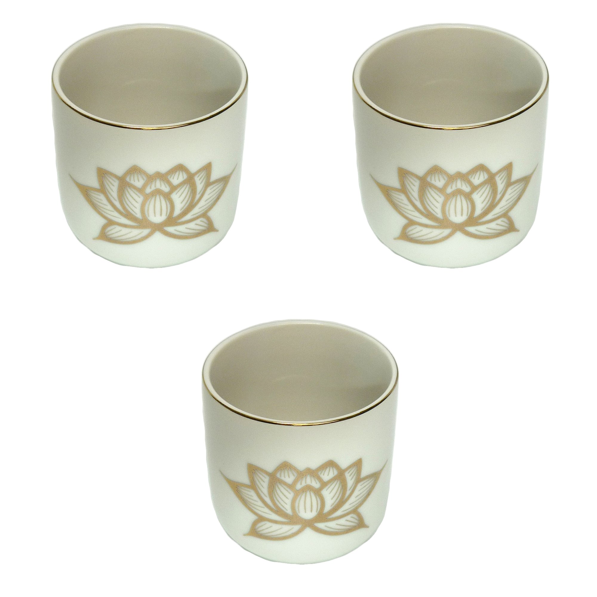 Amazon｜3個セット 神仏具 金蓮1.6湯呑 [5 x 5.5cm] お盆 供養 神事 お 