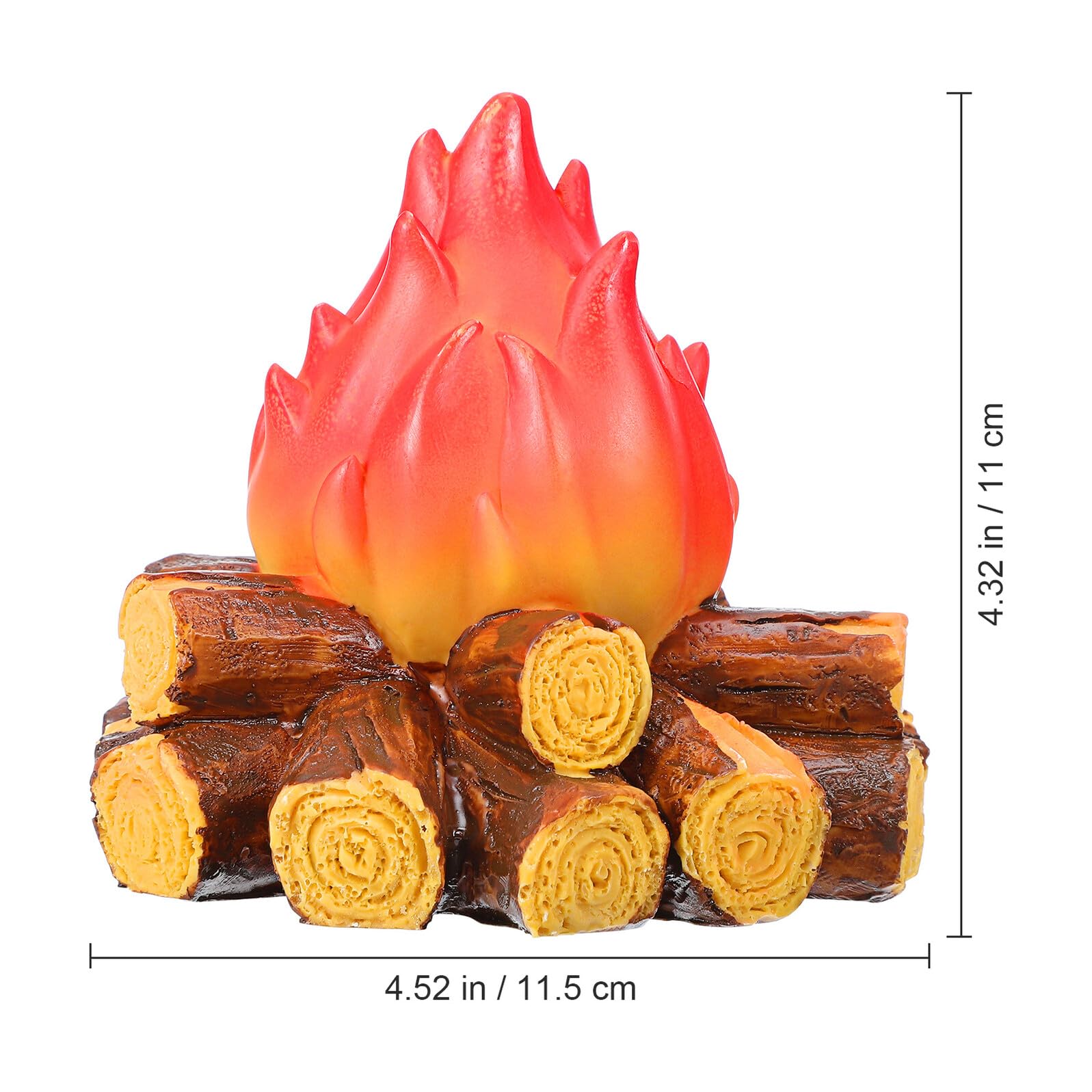Mini Lámpara De Mesa Led Efecto De Simulado Para Decoración Interior Lámpara Portátil De Campfire y Luz Nocturna Cálida y Acogedora