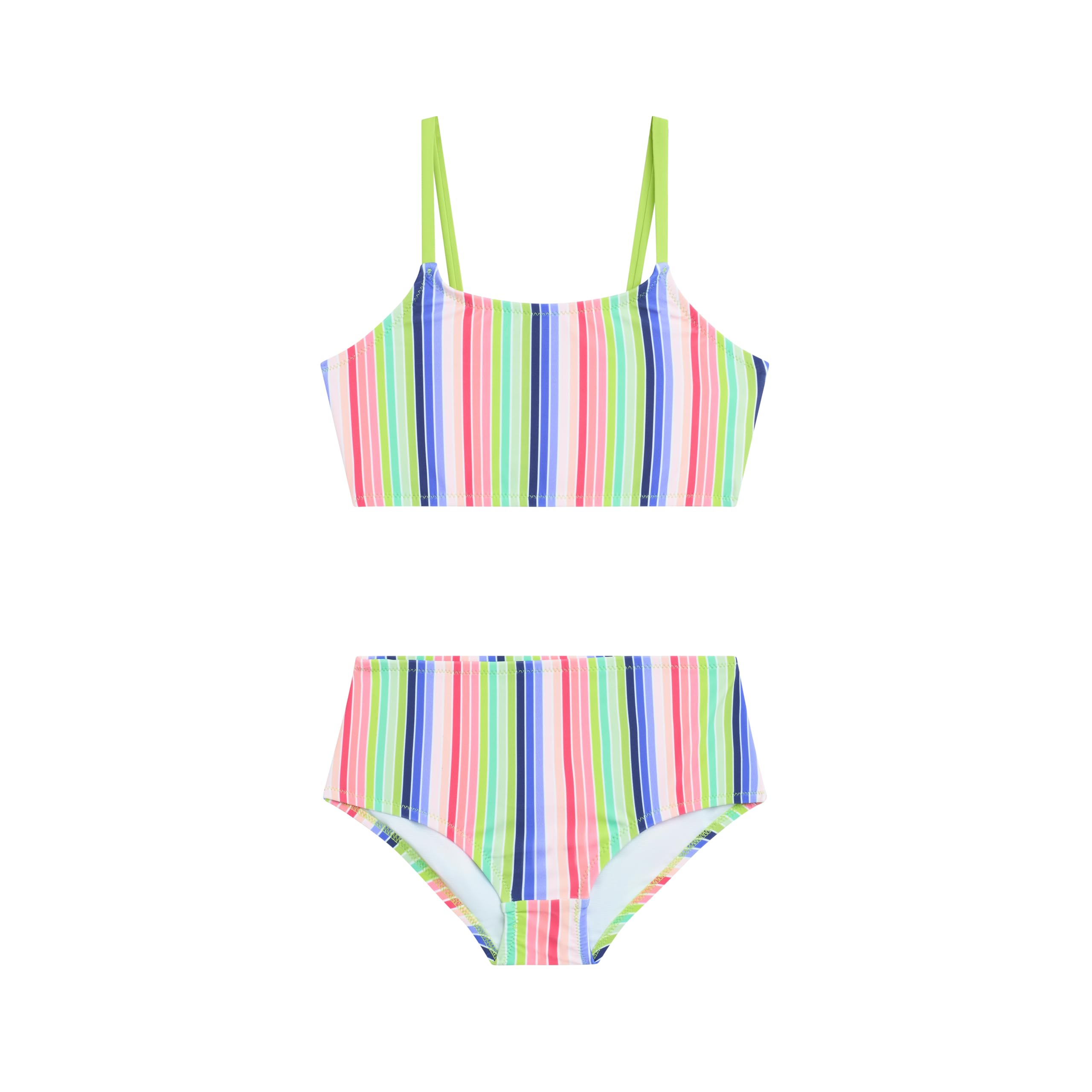 Kanu Surf Girls' Tammy Beach Sport Square Sun Bikini 2-piece Swimsuit