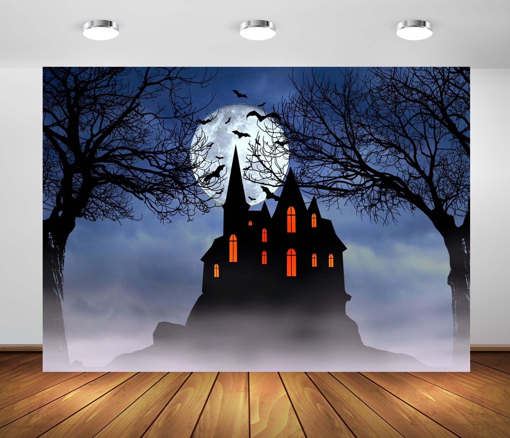 Amazon.com : BELECO 20x10ft Fabric Halloween Haunted Castle