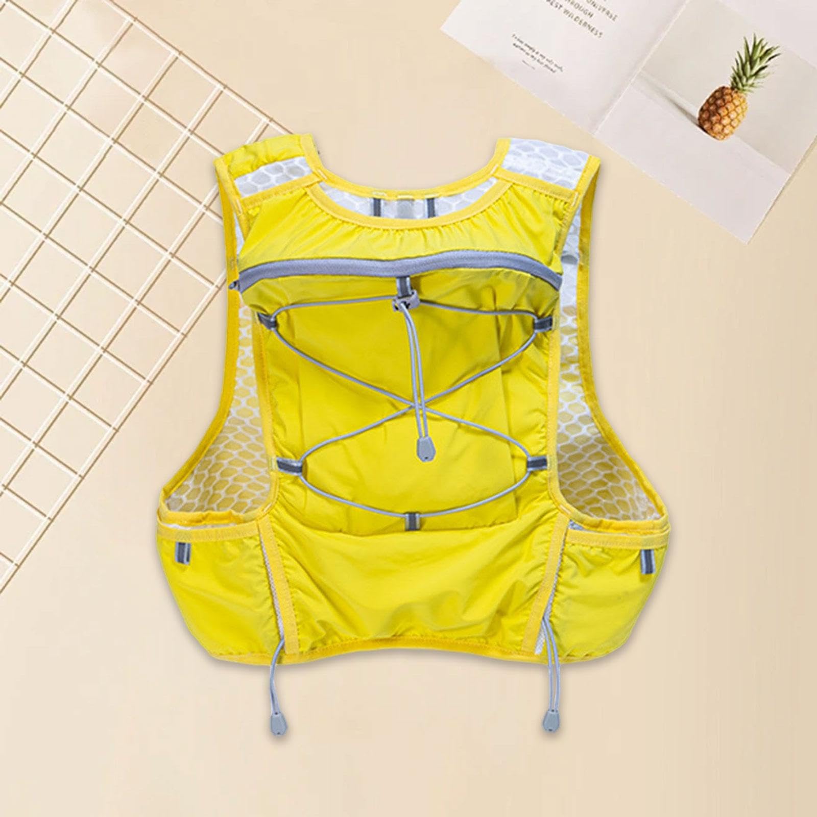 Sharplace Mochila de Hidratación Ligera de Paquetes de Agua de La Mochila Transpirable a Prueba de Fugas 5L Mochila para Correr en Ciclismo Hombres Y Mujeres
