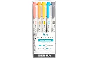 Mildliner 5: Enhance Your Notes with a Rainbow of Pastel Highlighting