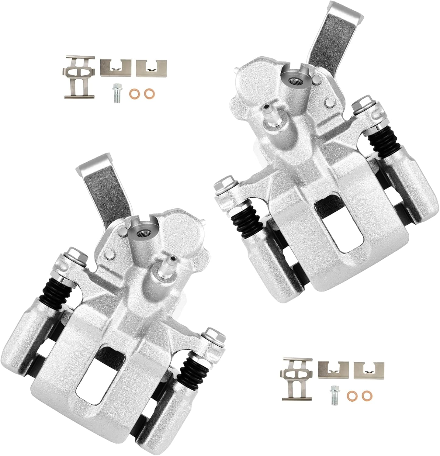 cciyu Rear Left & Right Brake Calipers Assembly w/Bracket 19B3496 19B3497 2007 2008 2009 2010 2011 2012 2013 For Suzuki For SX4