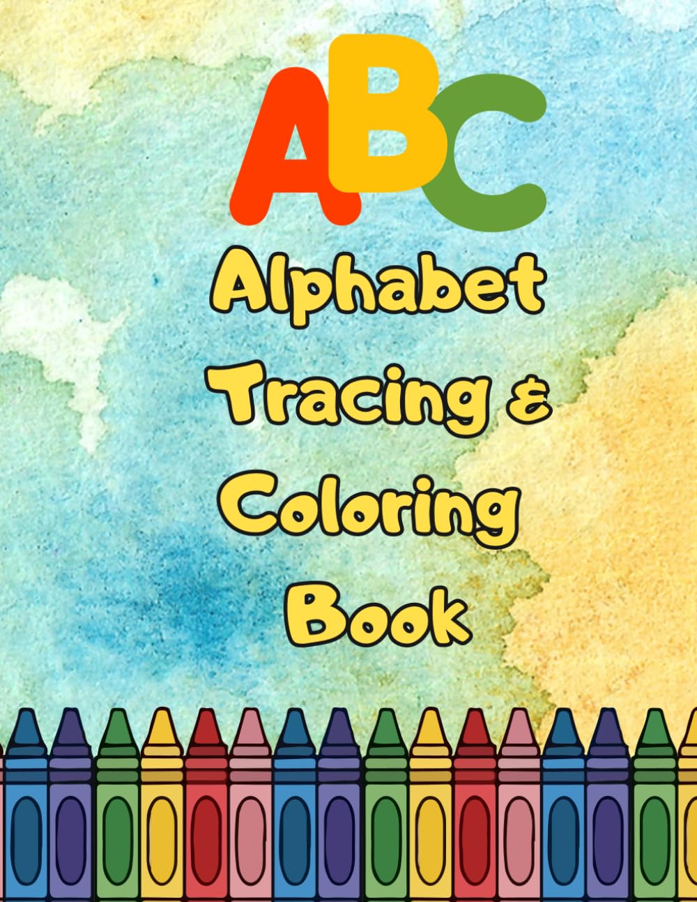 Alphabet Tracing & Coloring Book