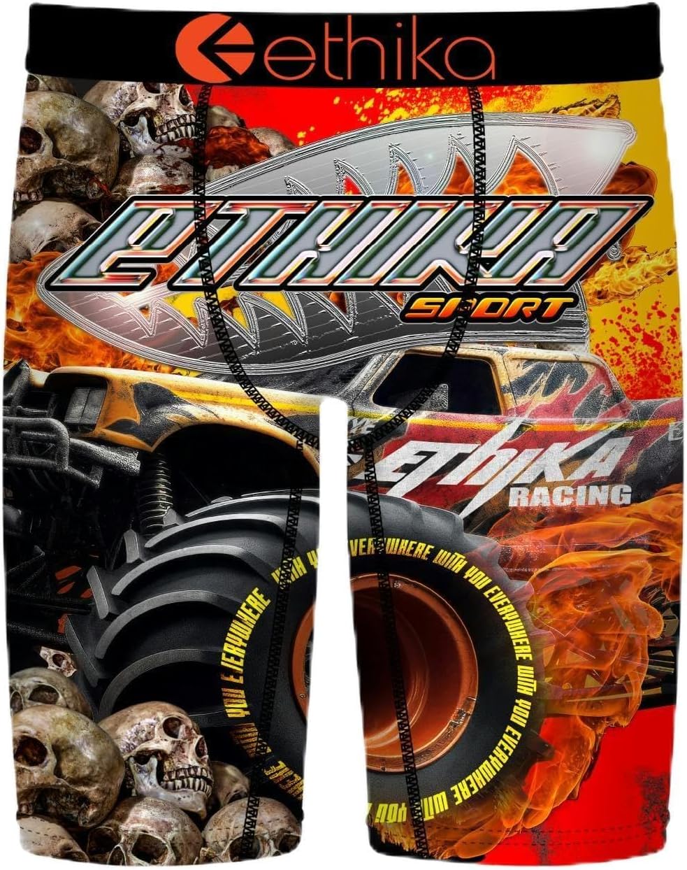 Ethika Boy's Staple Boxer Briefs, Soft 4-Way Stretch, No Ride-Up Fit - For The Fellas