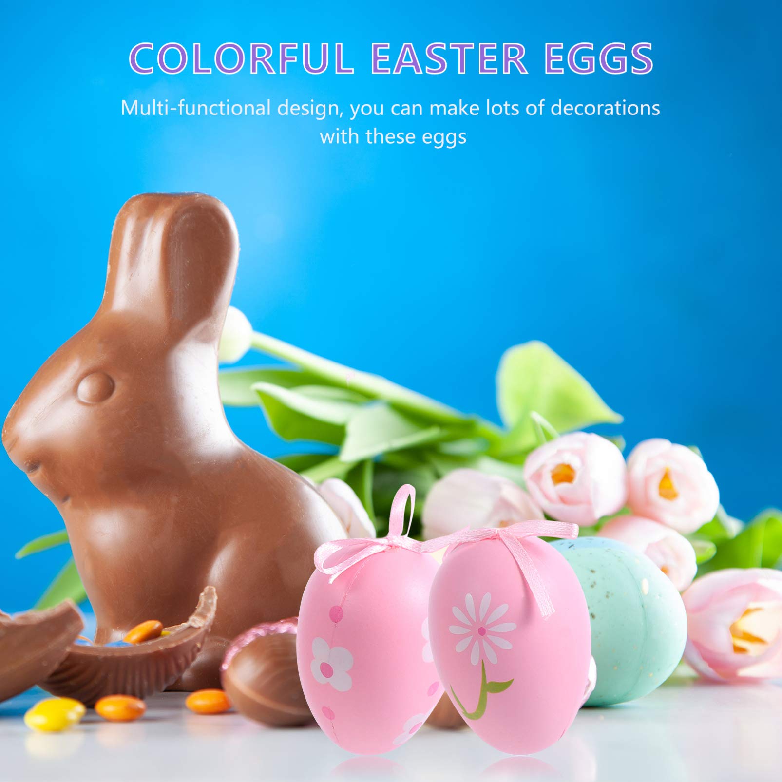 Cabilock 3 Sätze Ostereier Adventsgeschichten Easter Teigroller Ostern Ziernieten Zu Ostern Drachenei Eier Malen Osterdekoration Ei Party-Eier Plastik Stück * 3