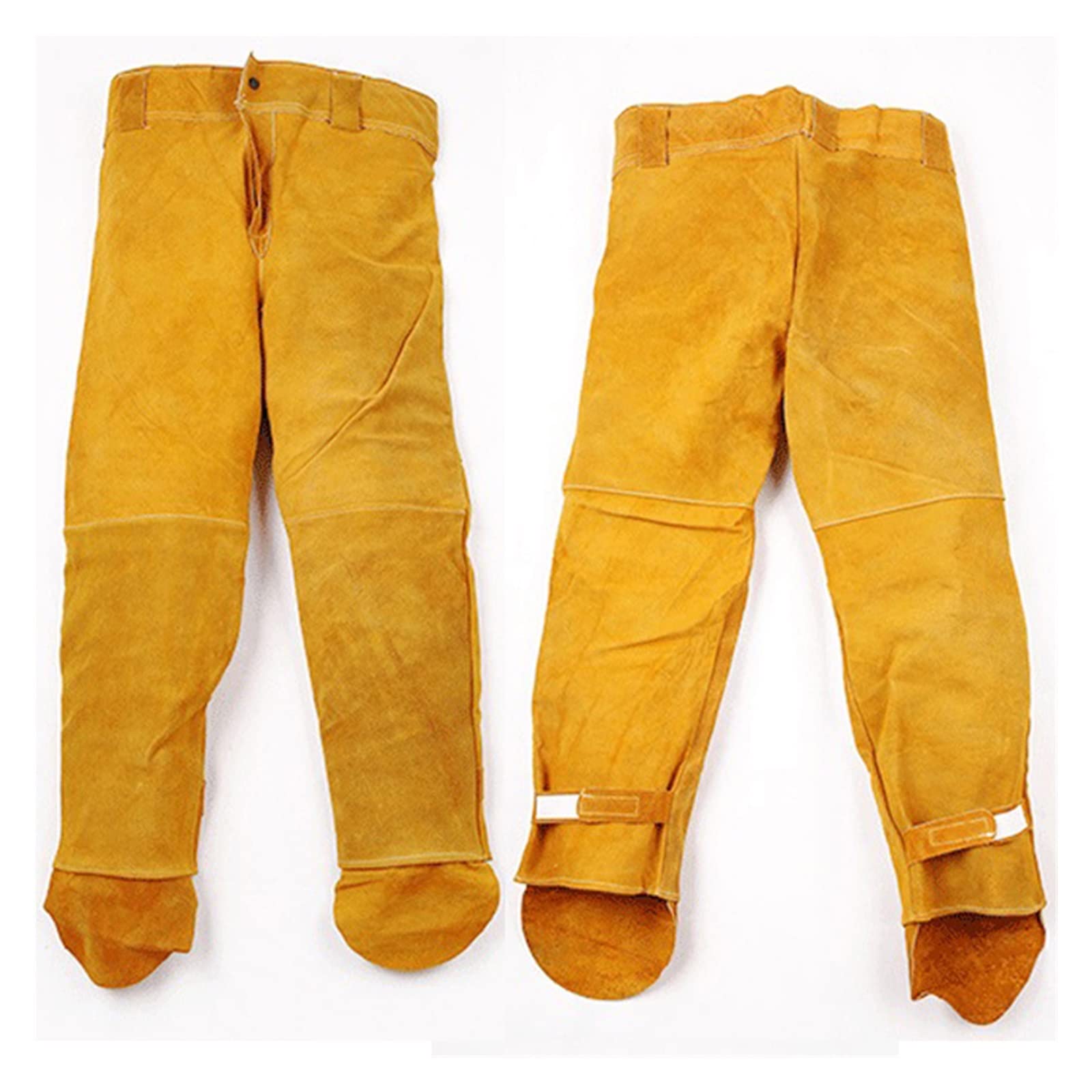 Spawanie odzieży ochronne skórzane kombinezon Ogniarnia przeciwprzepoziomowa spawanie ubrania przeciwnikowe,Wszechstronne Codzienne Zastosowanie(Pants,XL)