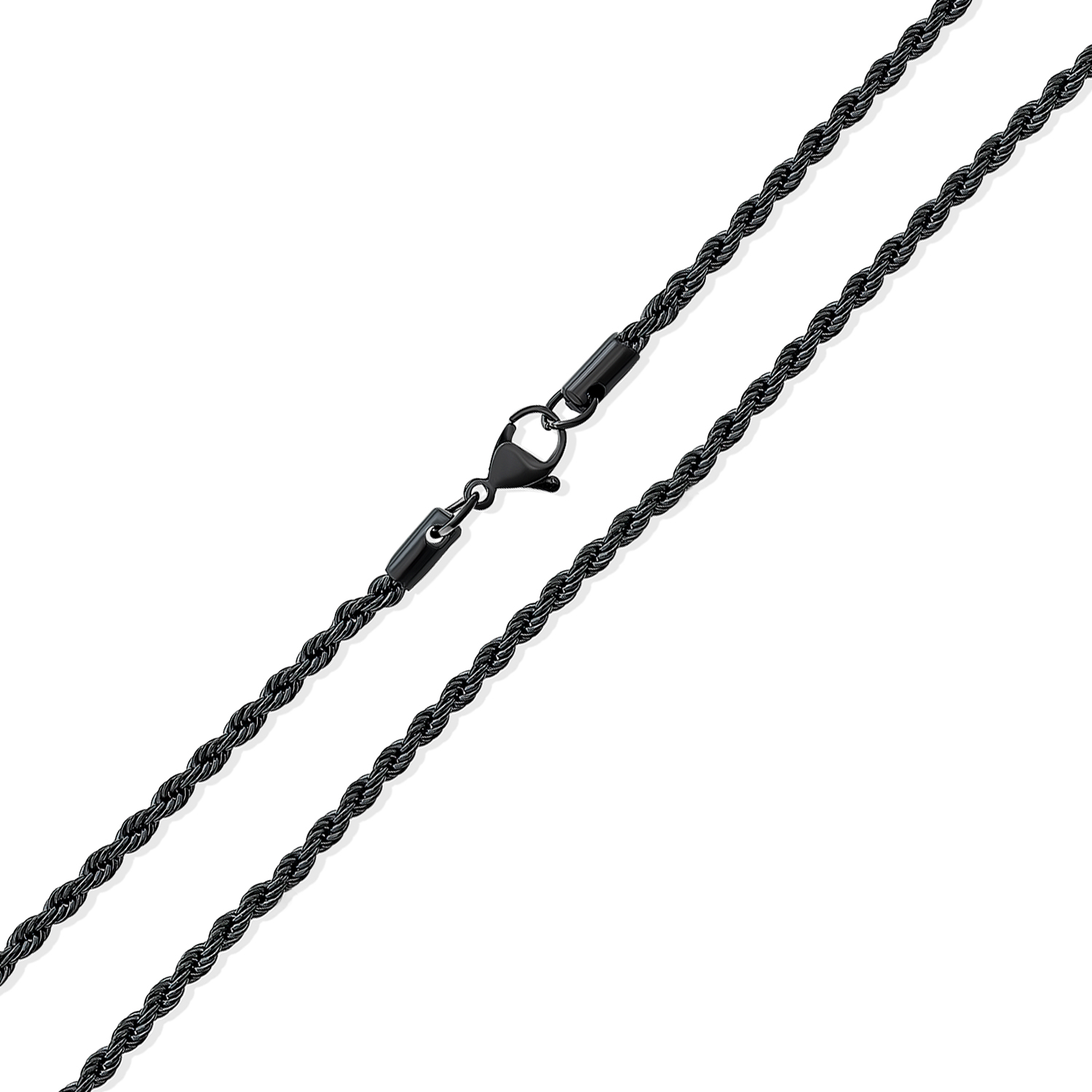 Bling Jewelry Collana Figaro In Argento 925 Unisex – Catena Piatta 4mm, Lunghezza 18 Pollici, Resistente E Ipoallergenica