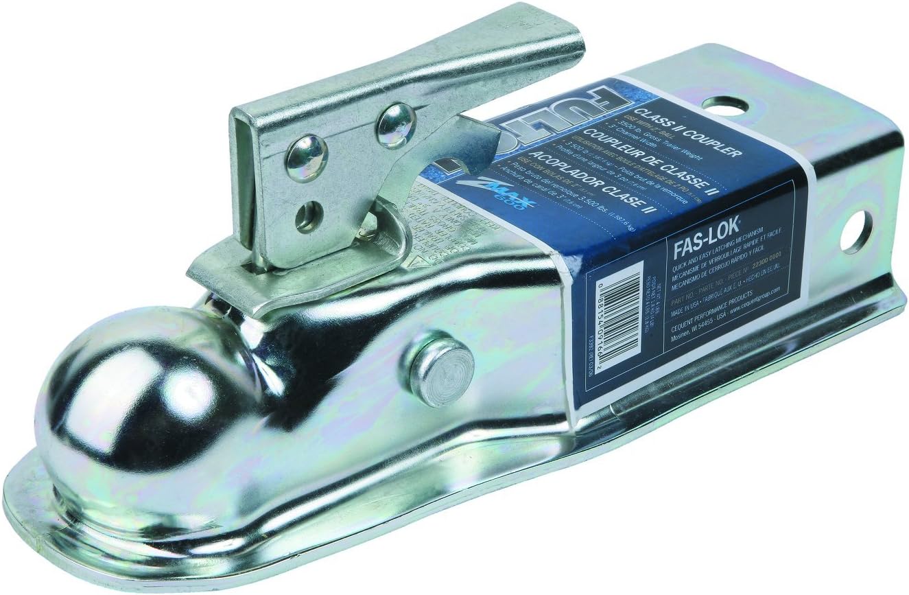 Fulton Class I Trailer Zinc Coupler, 3-Inch