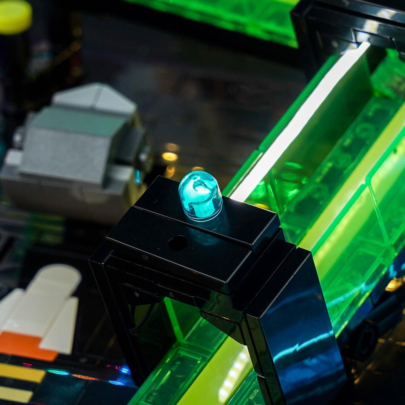 Set di luci a LED compatibile con Lego Arcade Pinball Machine (senza modello) | Set di illuminazione decorativa compatibile con Lego 11374 Arcade Pinball Machine, facile da montare