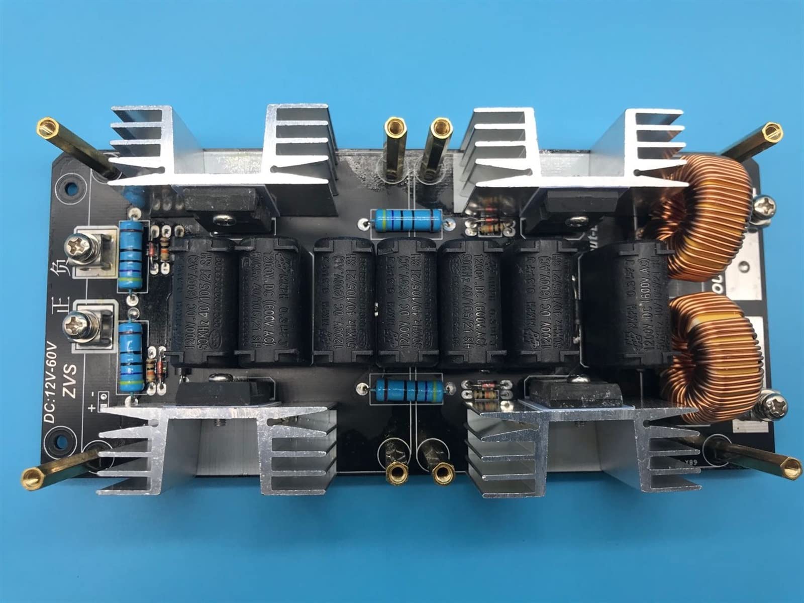 Four de fusion 2000W 50A ZVS Carte de chauffage par induction basse tension Module d'alimentation Flyback Driver Heater coil Heaters Contrôle de température de précision(ZVS with Tube)