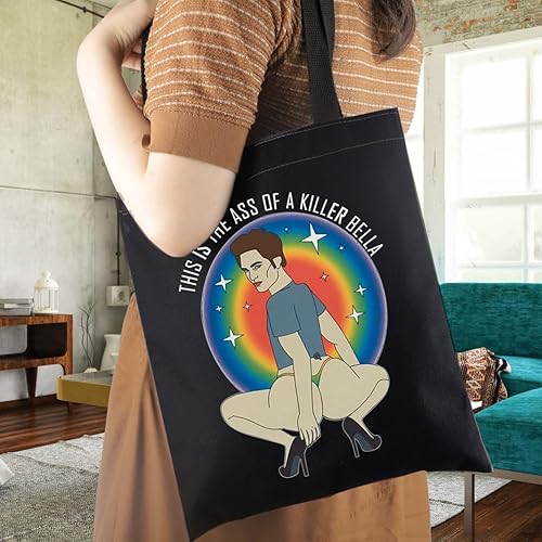 Miniatura 3 de WCGXKO Regalo inspirado en la película de vampiros, este es el culo de un asesino Bella Vampire Lover bolsa de lona