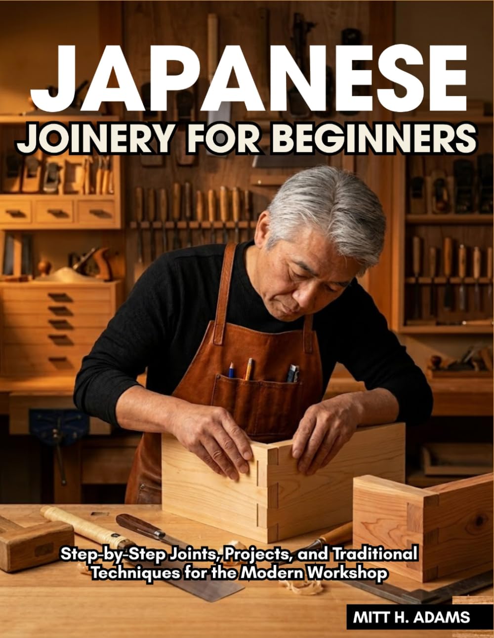 Japanese Joinery For Beginners: Step-by-Step Joints, Projects, and Traditional Techniques for the Modern Workshop