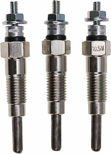 Miniatura 7 de JEENDA 3 tapones incandescentes M811937 MIU802457 para John Deere X495 X595 X740 X744 X748 X749 X750 X754 X758 1435 1023E 1025R 1026R 2025R 2025R