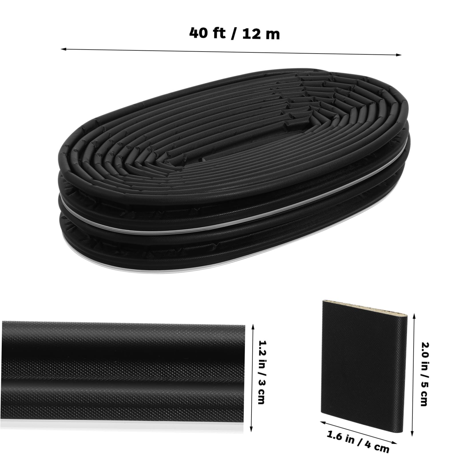 SHINEOFI Guarnizione in Pu per Porte e Porte Scorrevoli, Paraspifferi a V per Isolamento Termico e Acustico, Adesivo per Cornice e Soglia