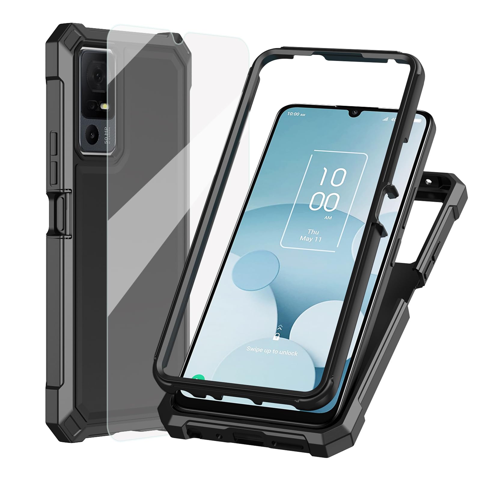 【新品　完売品】TODAYFUL・Useful Cord Case ブラック Amazon.com: Ailiber for TCL 505 T509A Case,Jitterbug Smart 4