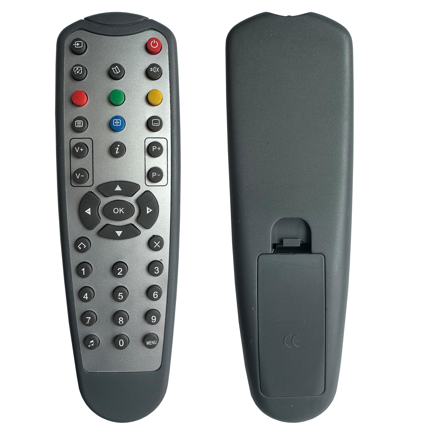 Remplacement Télécommande récepteur TNTSAT Boitier TV modèle DS81-91 86 87 Télécommande pour Récepteur TNT Multicolore - Aucun réglage requis