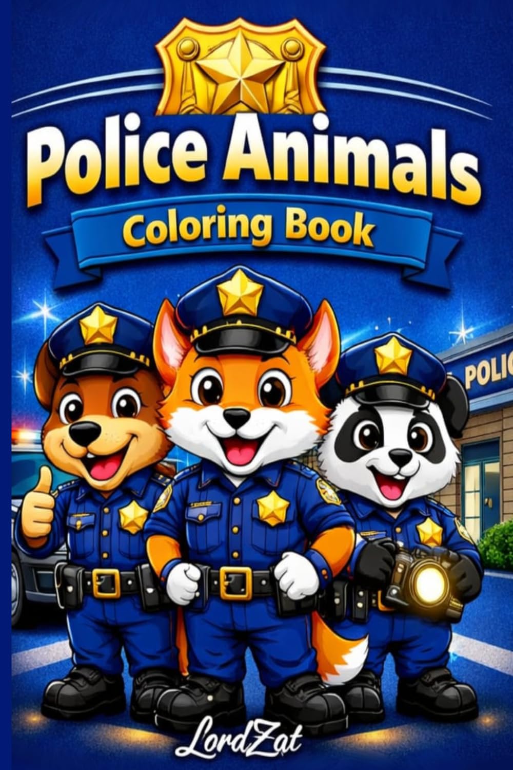 Police Animals: Coloring Book