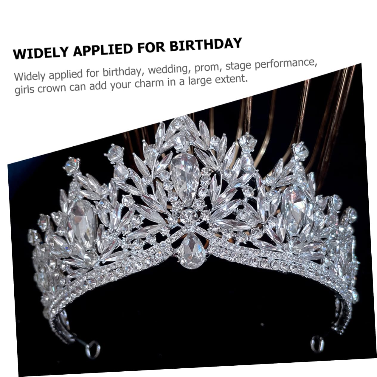VICASKY 4 Pezzi Sposa con Accessorio per Compleanno Matrimonio e Prom Gioielli Raffinati per Cerimonia