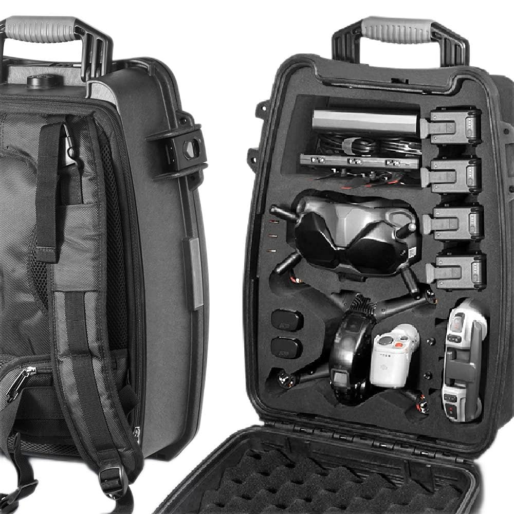 Lekufee Waterproof Hard Backpack for DJI FPV Combo