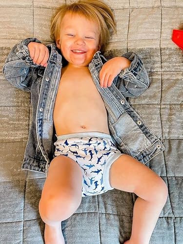 Big Elephant BW18-2 Toddler Potty Training Underwear - Baby Boys Cotton Toilet Training Pants 10 Pack thumb #2