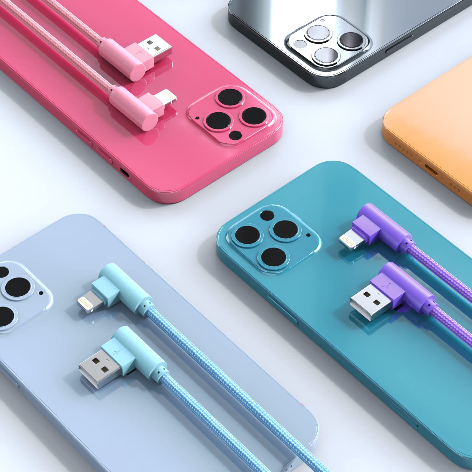 Amazon.co.jp: iphone 充電ケーブル 2m l字 3本セット ライトニング