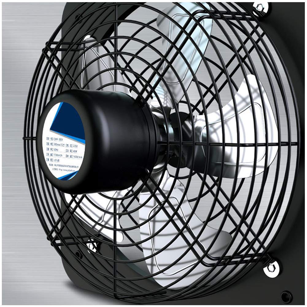 Ventilatore Di Scarico Commerciale 300Mm Ventilatore Di Aria Dello Scarico Assiale in Metallo 1780 M³/H Estrattore Industriale Di Ventilazione 60W Funzionamento Silenzioso E Stabile