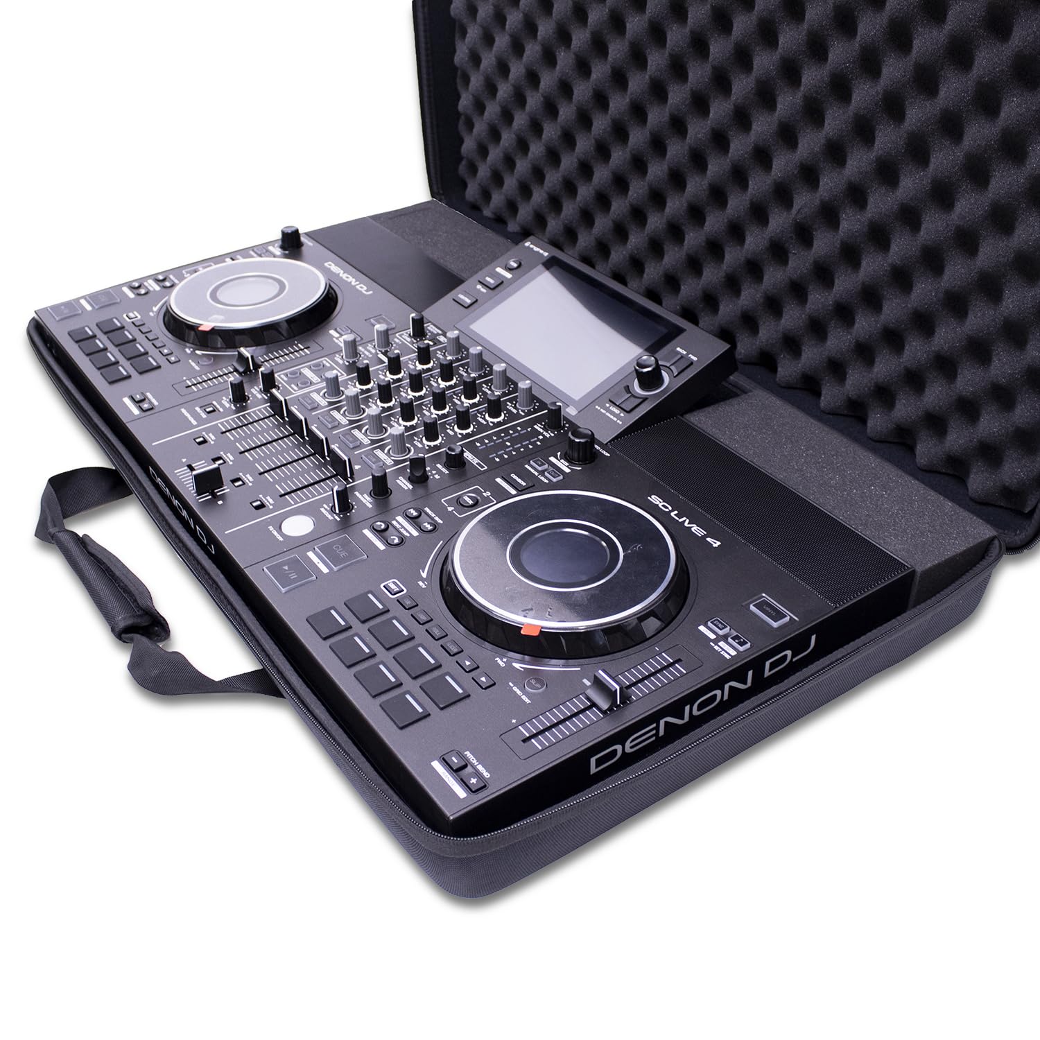 Protekt Tasche für Denon SC Live 4 DJ-Controller, Schwarz, 780 x 475 x 130mm, DJ-Controller-Tasche