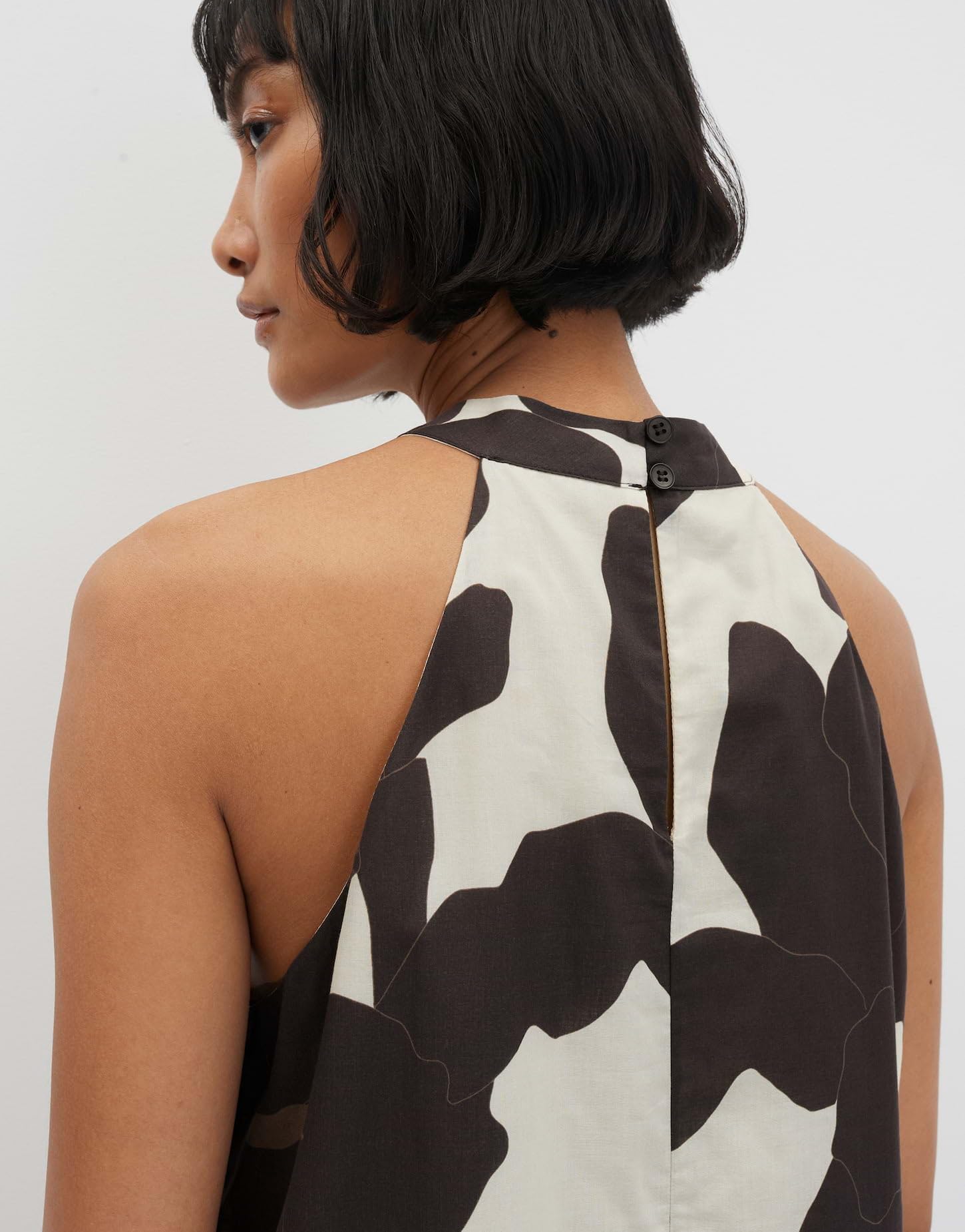 someday Damen Midikleid | Neckholderkleid mit floralem Blütenprint