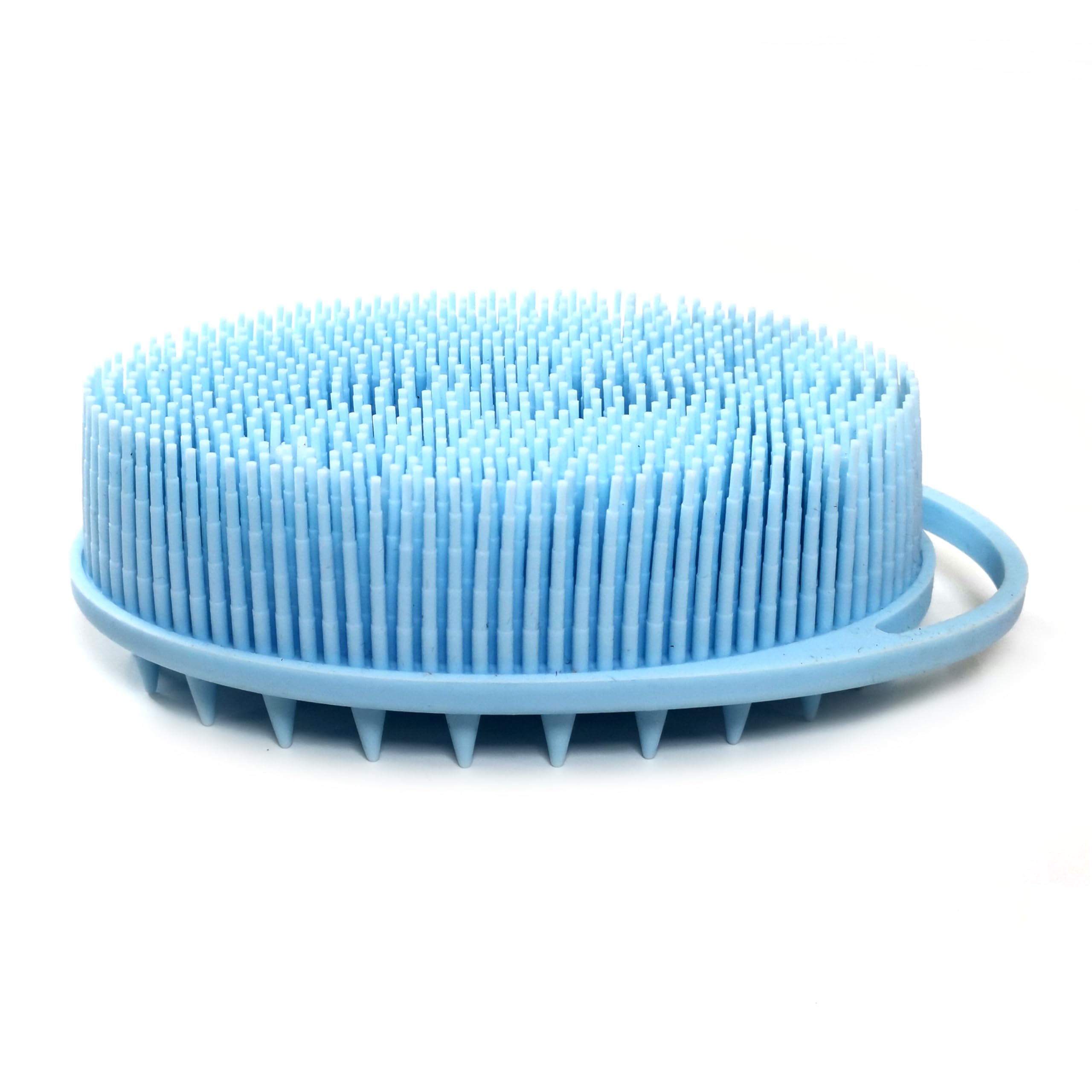Premium Sensory Brush for Kids or Autism,Soft Silicone Body Scrubber,2 in 1 Sensory Room Occupational Therapy Brushes,Silicone Loofah,Pet Shower Brush Bath Brush Shampoo Brush - Image 3