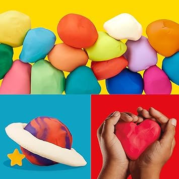 Play-Doh Modeling Compound 36-Pack Case of Colors, Non-Toxic, 3 Oz Cans of Assort. Colors, Back to School Classroom Supplies, Preschool Toys, Ages 2+