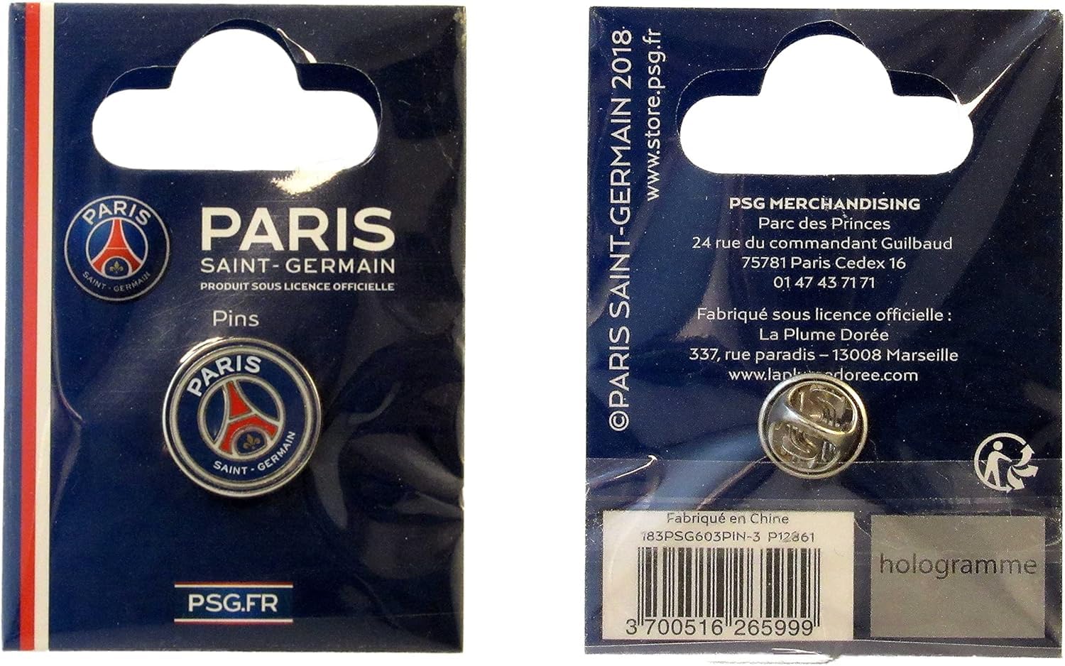 Paris Saint Germain Pinos PSG Colección oficial