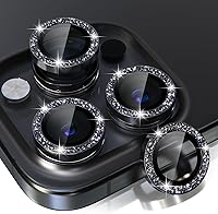 Vista 44 de Choiche Compatible para iPhone 16 Pro/iPhone 16 Pro Max Protector de Lente de Cámara, Vidrio Templado 9H Protector de Pantalla de Cubierta de Cámara