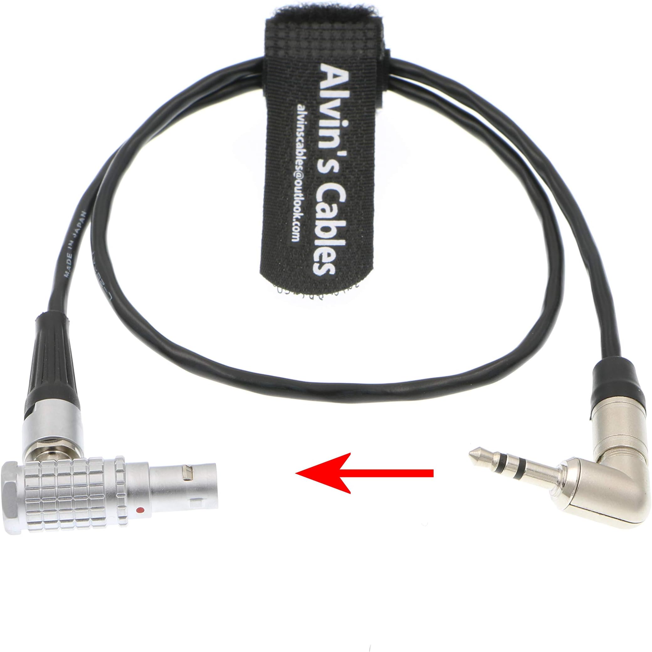 Alvin's Cables Tentacle Sync 3.5mm TRS Microphone Y-Cable For Tentacle Sync E Generator Track E Audio Recorder For Camera Audio Input External Mics 30cm 12inches