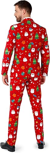 Miniatura 2 de Opposuits Men's Christmas Suit - Festive X-Mas Holiday Outfit - includes Blazer, Pants - Tie