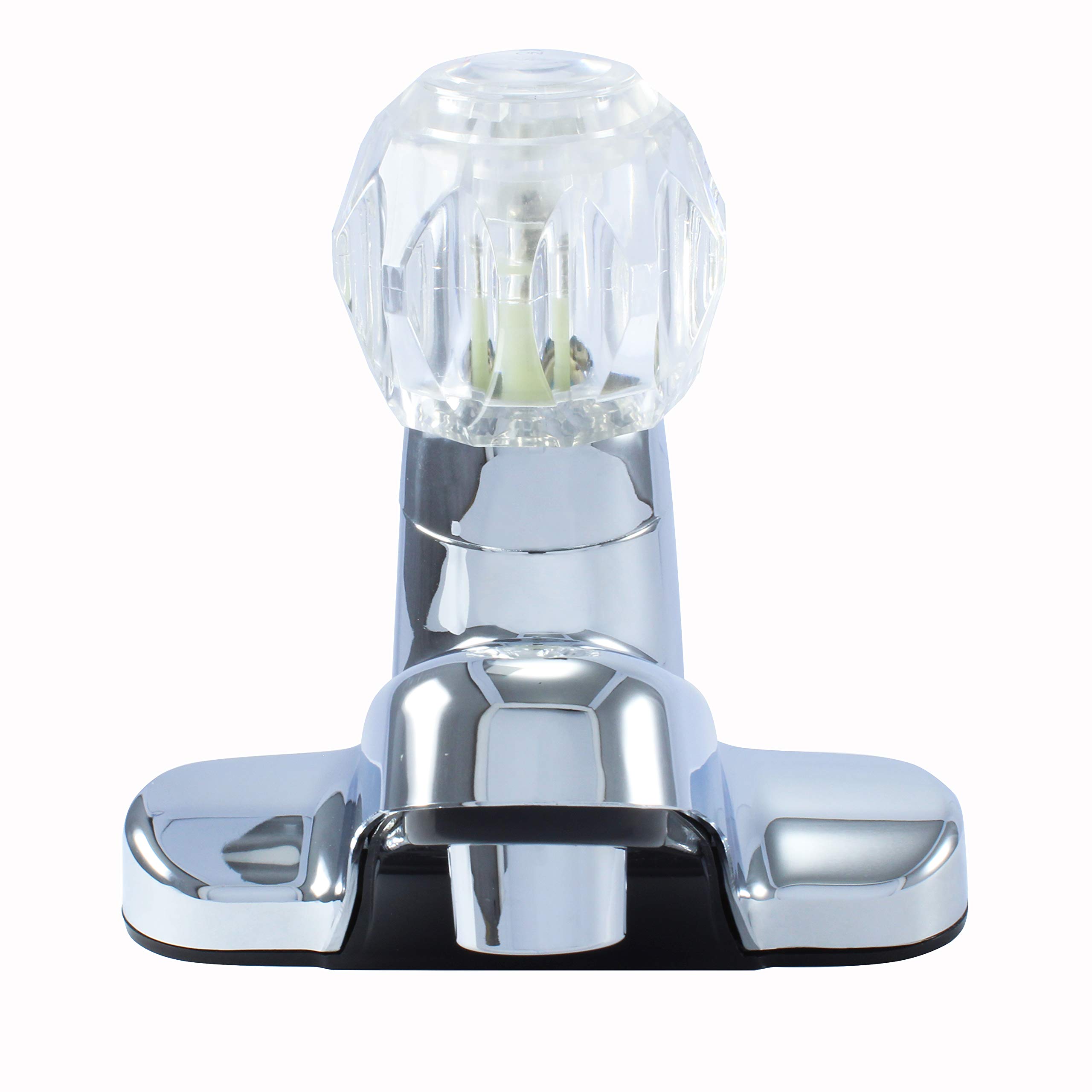 WMF-4316-CP - RV Lavatory Bathroom Faucet Single Handle Ceramic Disc Less Pop-up Chrome Plating Over ABS Plastic — view 2