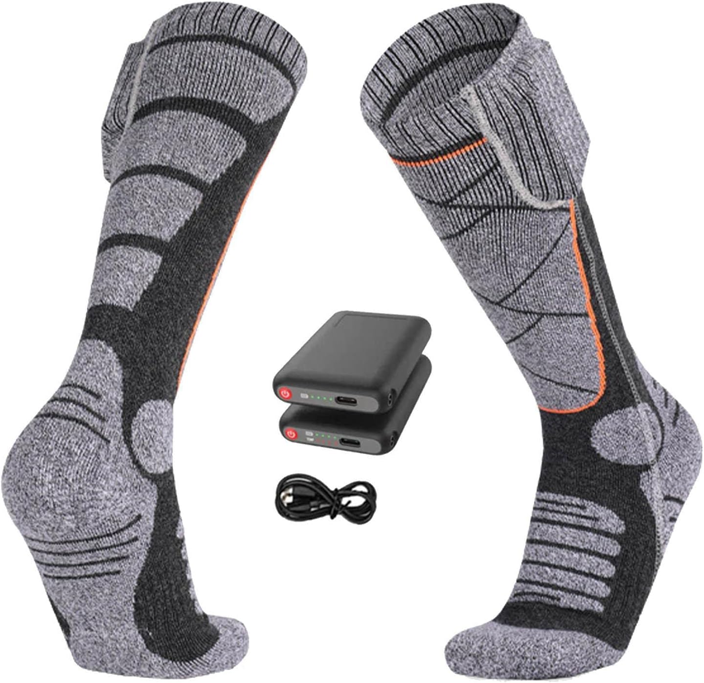 Heated Socks for Men Women, 3Level Temperature Adjustment