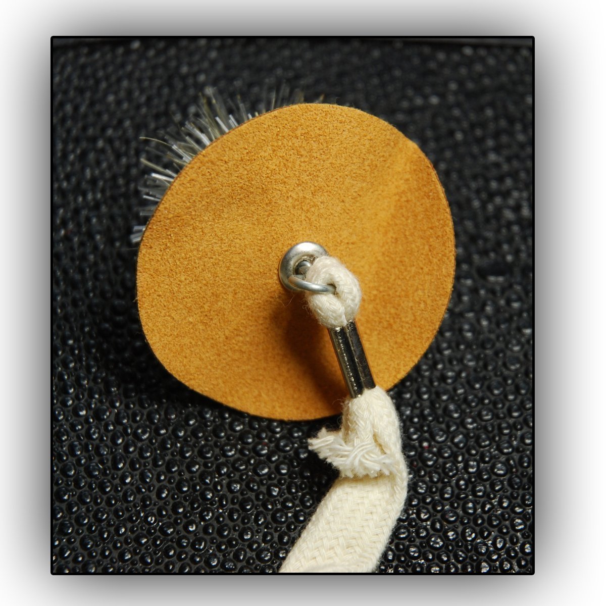 Scovolino Per Sassofono - In Pelle, Per Pulizia Collo Strumento, Lunghezza 50cm - Foto 8