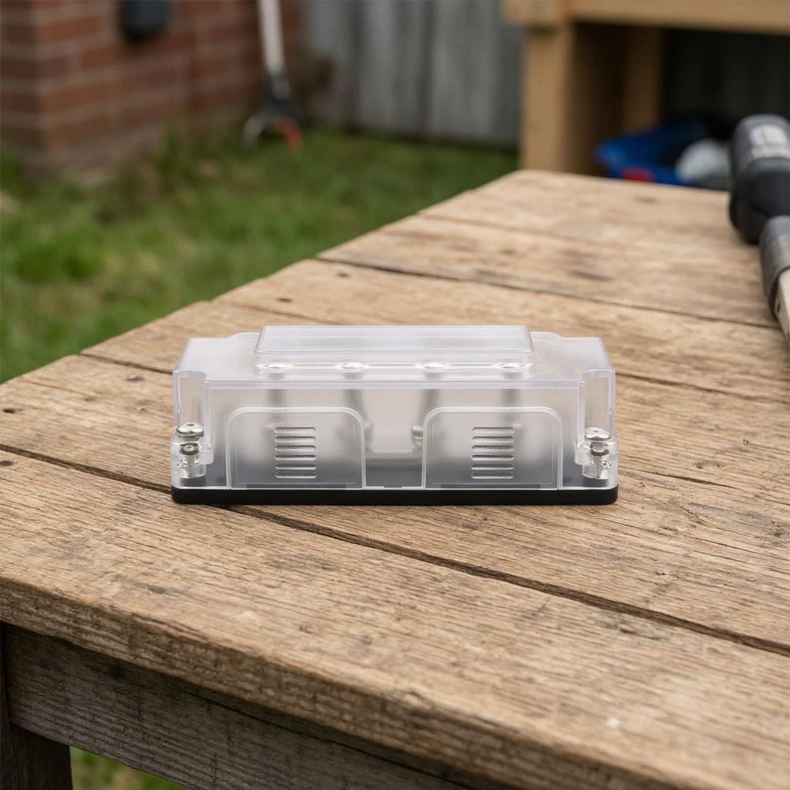 harayaa Colectora con Base PA66 Versátil Riel Alimentación Fácil Instalación Componen Eléctrico para Electricistas, Iluminación, 4 Formas Fila Única