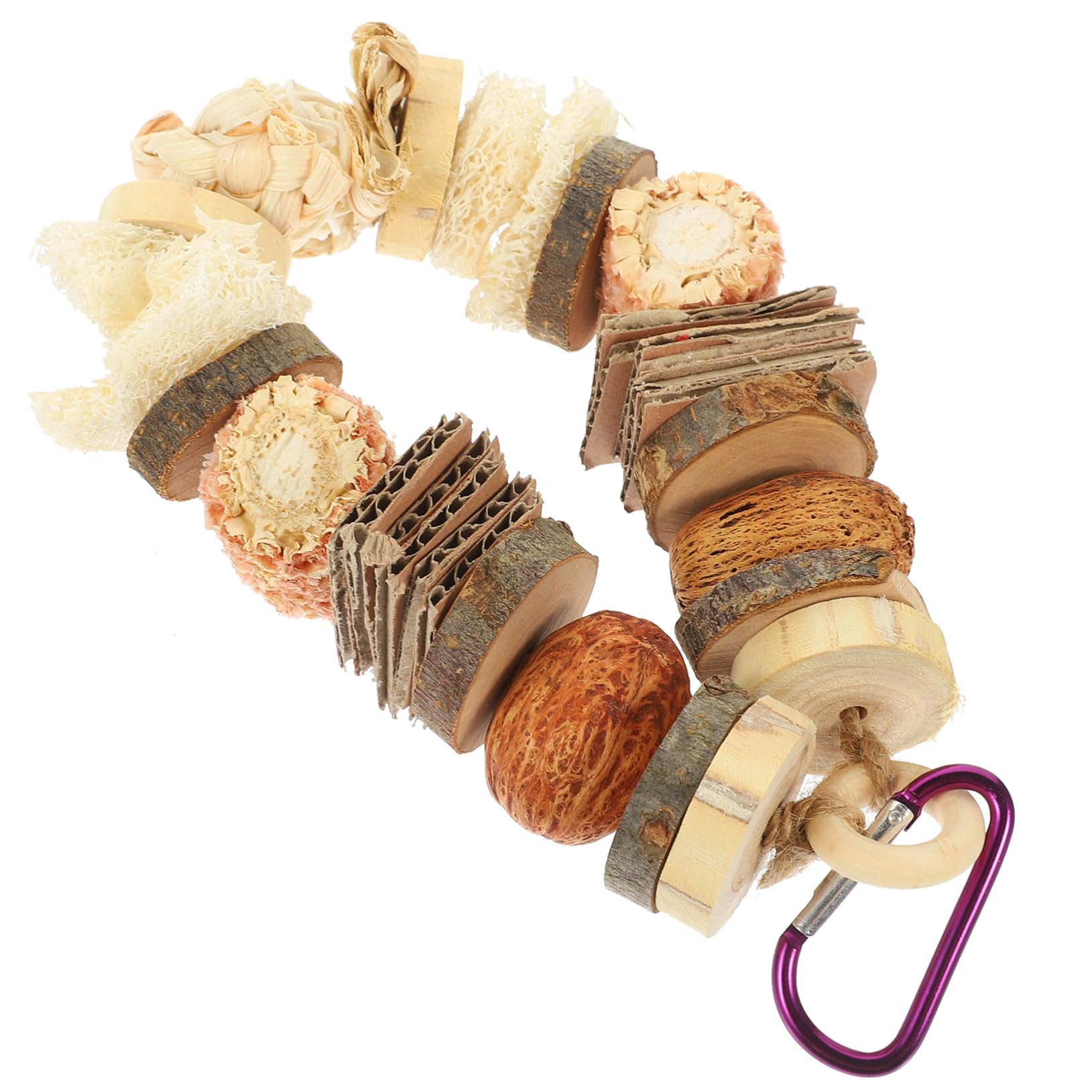 Beaupretty 4pièces Jouet à Mâcher pour Rongeurs Accessoire De Divertissement pour Hamsters Cobayes Et Petits Animaux avec pour Cage
