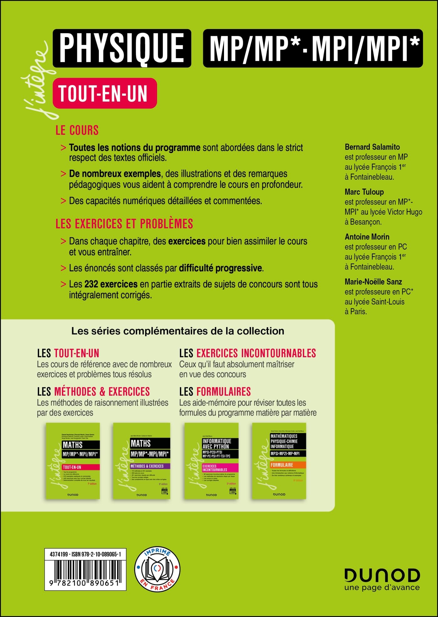 Physique Tout-en-un MP/MP*-MPI/MPI* - 6e éd.